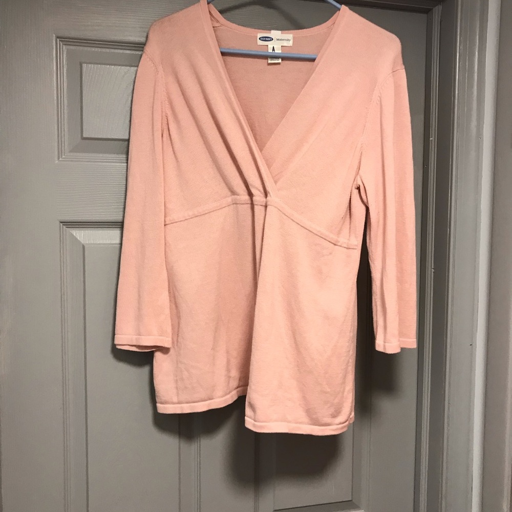 Pink/Peach Maternity Sweater. MUST BUNDLE